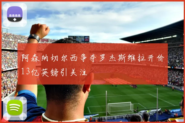 阿森纳切尔西争夺罗杰斯维拉开价13亿英镑引关注